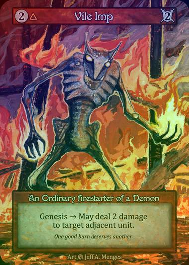 【FOIL】[Fire] Vile Imp [beta-Ordinary]
